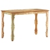 Mesa de comedor de madera maciza reciclada 120x60x76 cm