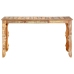 Mesa de comedor de madera maciza reciclada 140x70x76 cm