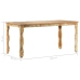 Mesa de comedor de madera maciza reciclada 160x80x76 cm