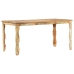 Mesa de comedor de madera maciza reciclada 160x80x76 cm