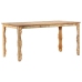 Mesa de comedor de madera maciza reciclada 160x80x76 cm