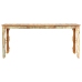 Mesa de comedor de madera maciza reciclada 180x90x76 cm