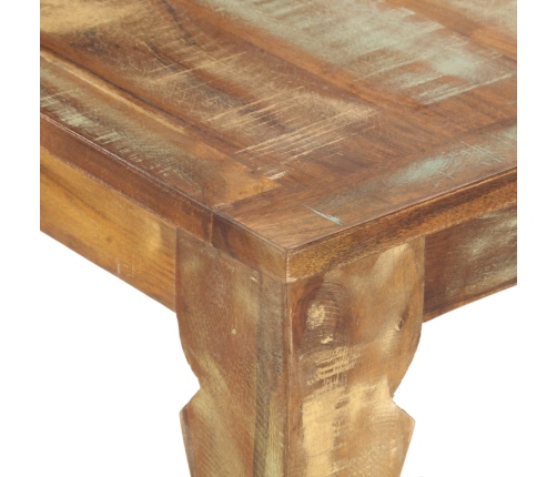 Mesa de comedor de madera maciza reciclada 180x90x76 cm