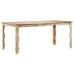 Mesa de comedor de madera maciza reciclada 180x90x76 cm