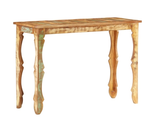 Mesa consola de madera maciza reciclada 110x40x76 cm