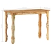 Mesa consola de madera maciza reciclada 110x40x76 cm