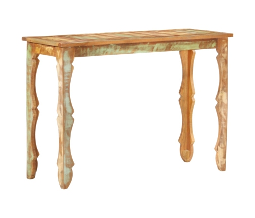 Mesa consola de madera maciza reciclada 110x40x76 cm