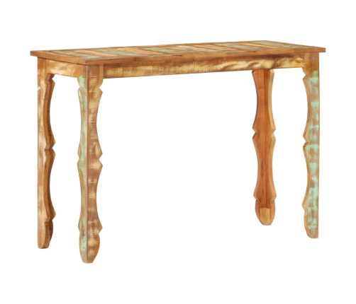 Mesa consola de madera maciza reciclada 110x40x76 cm