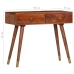 Mesa consola de madera maciza de acacia 90x35x76 cm