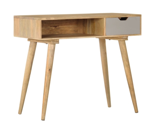 Mesa consola de madera maciza de mango 89x44x76 cm