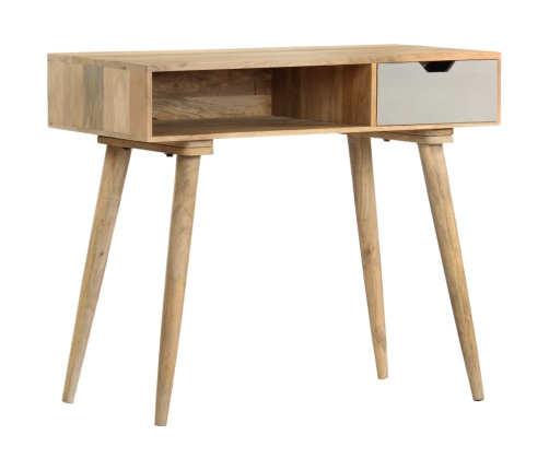 Mesa consola de madera maciza de mango 89x44x76 cm