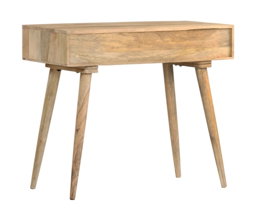 Mesa consola de madera maciza de mango 89x44x76 cm