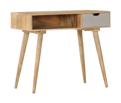 Mesa consola de madera maciza de mango 89x44x76 cm