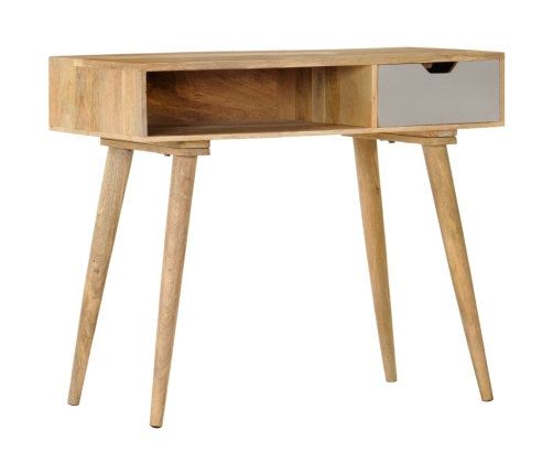 Mesa consola de madera maciza de mango 89x44x76 cm