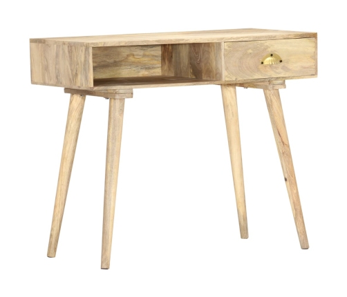 Mesa consola de madera maciza de mango 90x45x75 cm