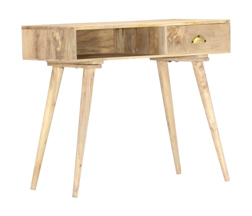 Mesa consola de madera maciza de mango 90x45x75 cm