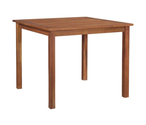 Mesa de jardín madera maciza de acacia 85x85x74 cm