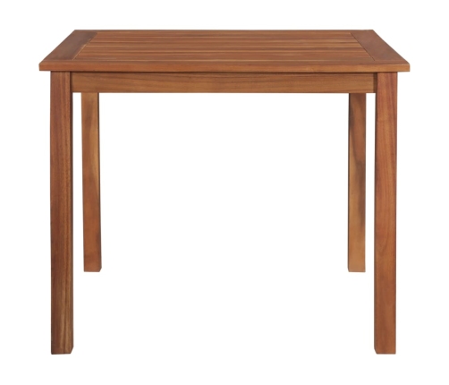 Mesa de jardín madera maciza de acacia 85x85x74 cm