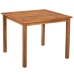 Set de comedor de jardín 5 pzas ratán sintético negro y marrón