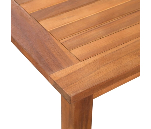 Set de comedor de jardín 5 pzas ratán sintético negro y marrón
