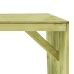 Mesa de jardín madera de pino impregnada 220x101,5x80 cm