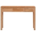 Mesa consola de madera maciza de teca 110x35x75 cm