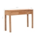 Mesa consola de madera maciza de teca 110x35x75 cm