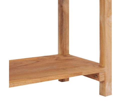 Aparador de madera maciza de teca 78x35x80 cm