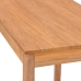 Mesa alta de jardín madera maciza de teca 110x60x105 cm