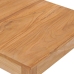 Mesa alta de jardín madera maciza de teca 60x60x105 cm