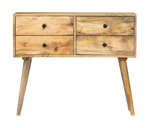 Aparador de madera maciza de mango 85x40x71 cm