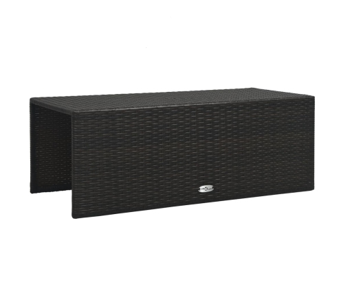 Set muebles de jardín 6 piezas y cojines ratán sintético marrón
