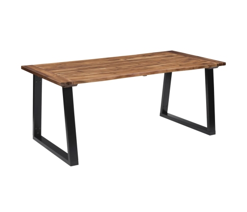 Mesa de comedor madera maciza de acacia 180x90 cm