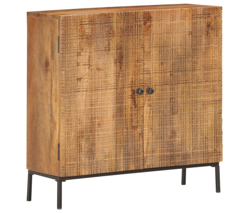 Aparador de madera maciza de mango 75x30x75 cm