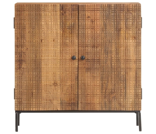 Aparador de madera maciza de mango 75x30x75 cm