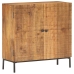 Aparador de madera maciza de mango 75x30x75 cm