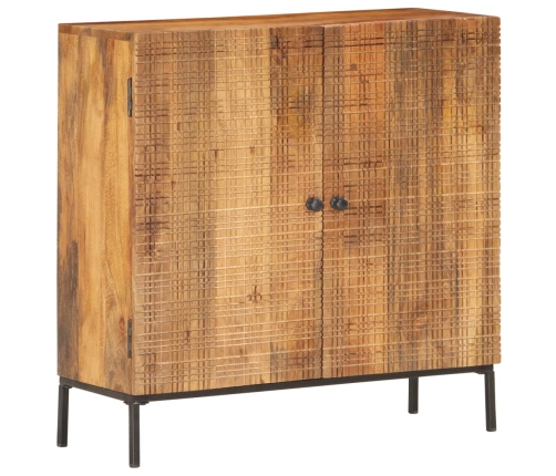 Aparador de madera maciza de mango 75x30x75 cm