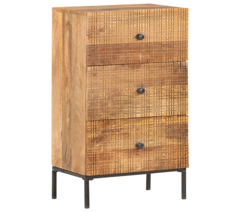 Aparador de madera maciza de mango 45x30x75 cm