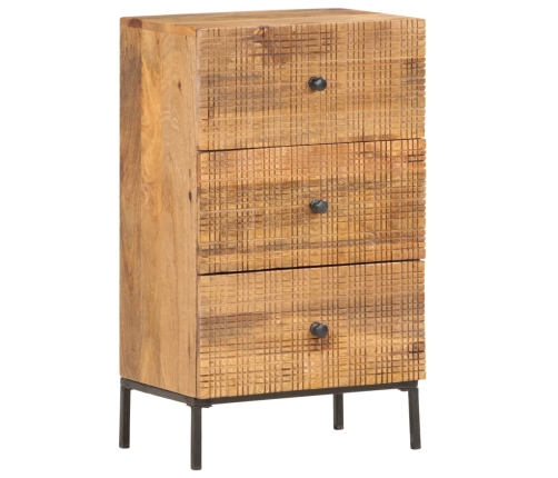 Aparador de madera maciza de mango 45x30x75 cm