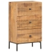 Aparador de madera maciza de mango 45x30x75 cm