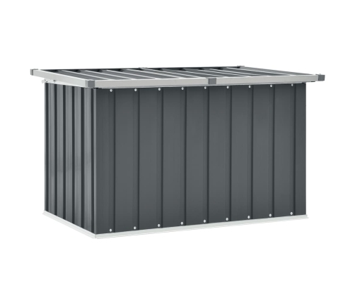 vidaXL Caja de almacenaje para jardín gris 109x67x65 cm