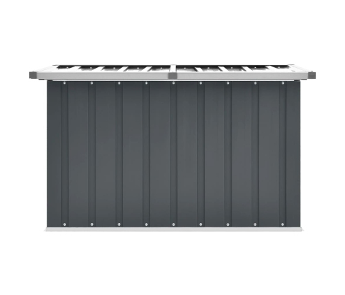 vidaXL Caja de almacenaje para jardín gris 109x67x65 cm