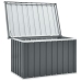 vidaXL Caja de almacenaje para jardín gris 109x67x65 cm