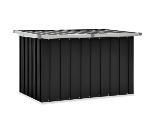 vidaXL Caja de almacenaje para jardín gris antracita 109x67x65 cm