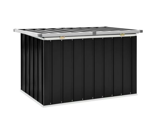 vidaXL Caja de almacenaje para jardín gris antracita 109x67x65 cm