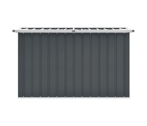 vidaXL Caja de almacenaje para jardín gris 149x99x93 cm