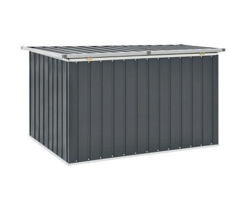 vidaXL Caja de almacenaje para jardín gris 149x99x93 cm