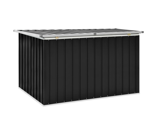 Caja de almacenaje para jardín gris antracita 149x99x93 cm