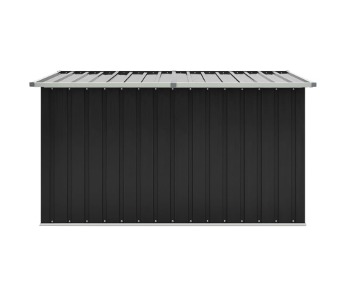 vidaXL Caja de almacenaje para jardín gris antracita 171x99x93 cm