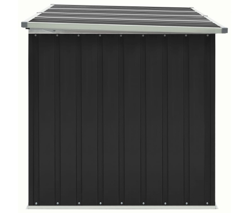 vidaXL Caja de almacenaje para jardín gris antracita 171x99x93 cm